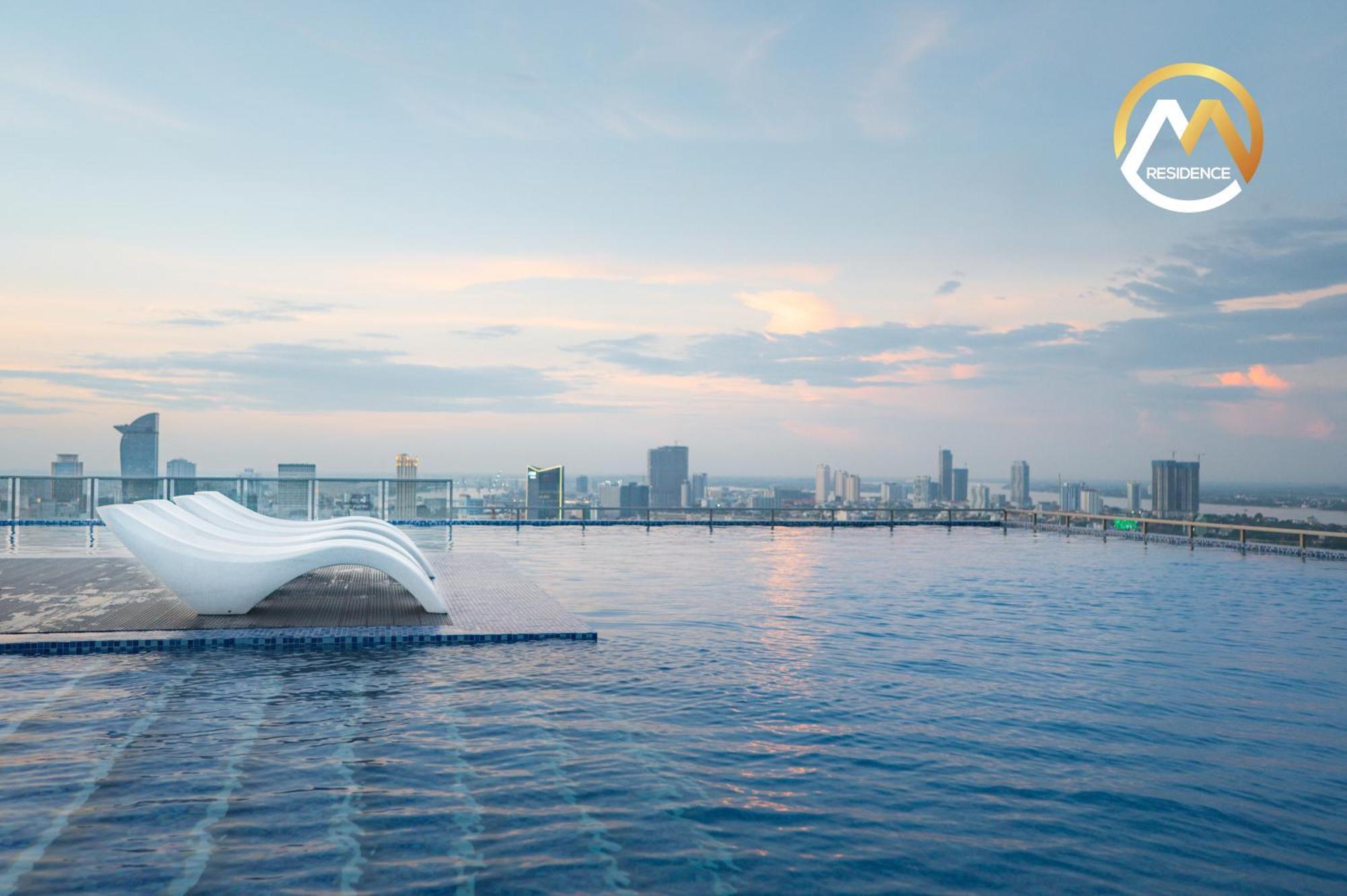 Hotel Serviced Apartments Top One Infinity Pool With View Of 360 Degree Πνομ Πενχ Εξωτερικό φωτογραφία